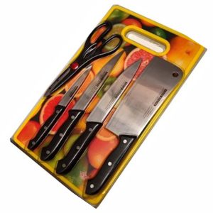 Knife Set-Plastic Chopping board
