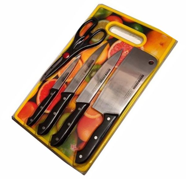 Knife Set-Plastic Chopping board