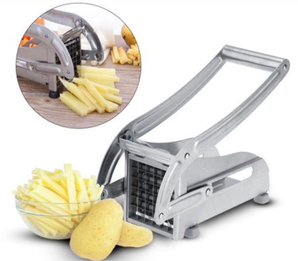 Stainless Steel Home Kitchen Potato Chipper French Fries Slicer Chip Cutter