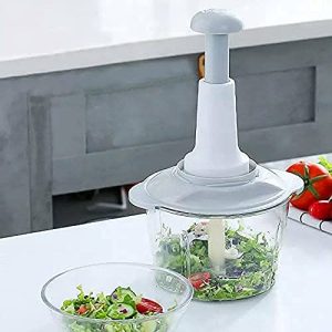 Efficient Manual Food Chopper - 2000ml | Chop, Slice, and Dice with Ease