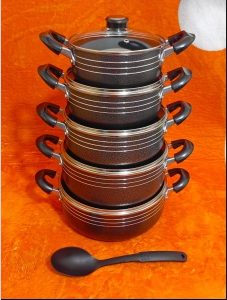 Durable Granite Coated Non-Stick Cookware Set – Premium Quality for Effortless Cooking