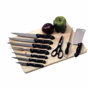Knife Set with Chopping Board – Essential Kitchen Tools for Precision Food Preparation