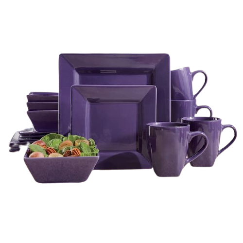 Luxury Square 16PCS Dinner Set - Image 3