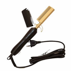 Hot Comb for Curly Hair – Best Hair Straightening Tool for Thick, Coarse & Textured Hair