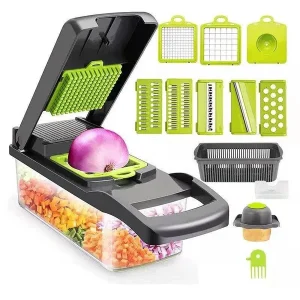 Multifunctional Vegetable Chopper – Slice, Dice, Grind, and Chop with Ease