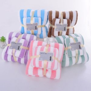 Soft Absorbent Bath Cleaning Towel 5Pcs