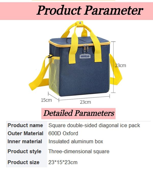Insulated Travel Bento Box Bag - Image 5