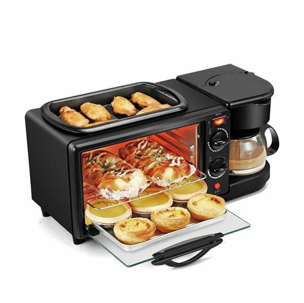 3 In 1 Breakfast Maker Multifunctional Breakfast Machine Coffee And Oven All In One - Image 6