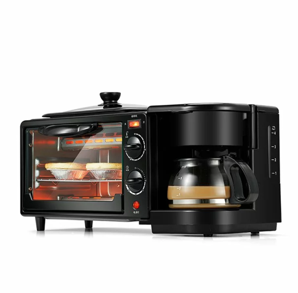 3 In 1 Breakfast Maker Multifunctional Breakfast Machine Coffee And Oven All In One