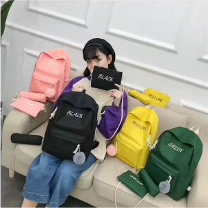 Candy Color Backpack Set 3