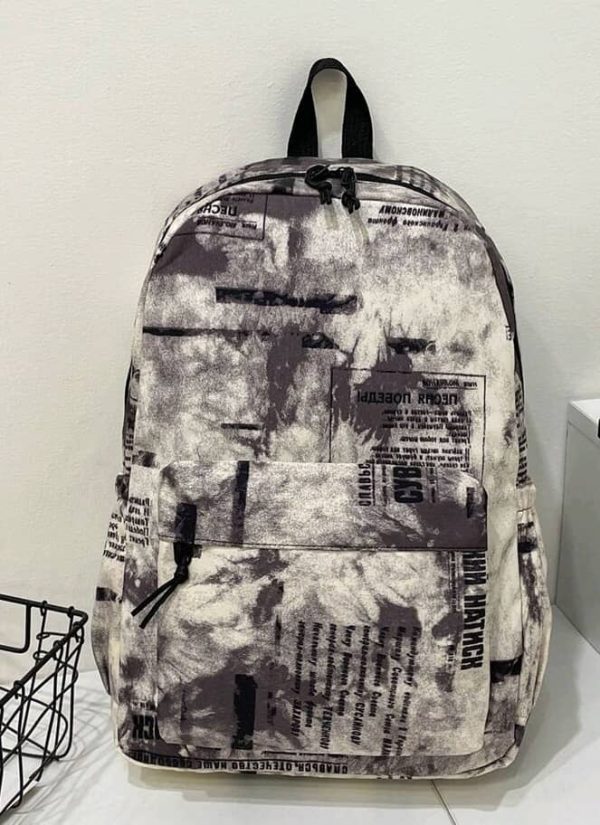 Fashion Vintage Graffiti Pattern Backpack