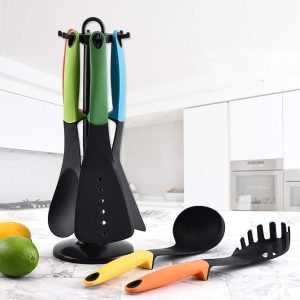 6pcs Nonstick Silicon ladle