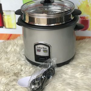 Italian Home 5L - 700W - Electric Rice Cooker - Silver
