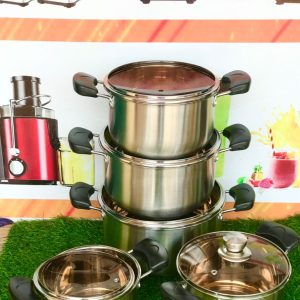 5-Piece Stainless Steel Cookware Set