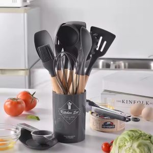 kitchen Utensils Set with Holder