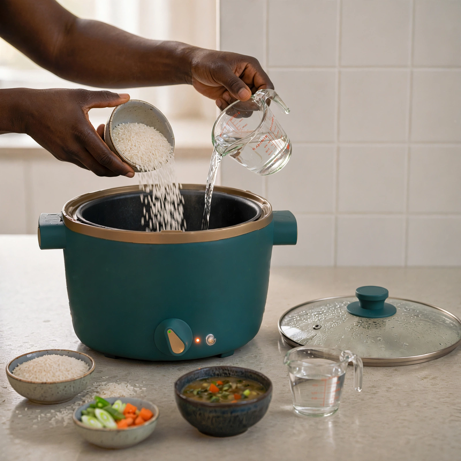22cm Electric Multi-Cooker / Electric Cooking Pot - Image 2