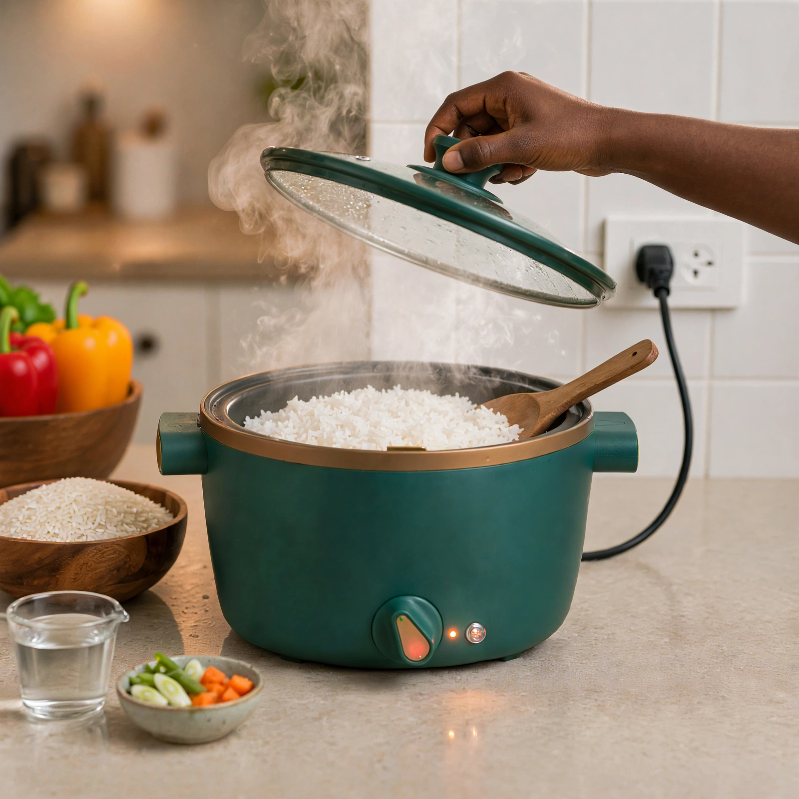22cm Electric Multi-Cooker / Electric Cooking Pot - Image 4