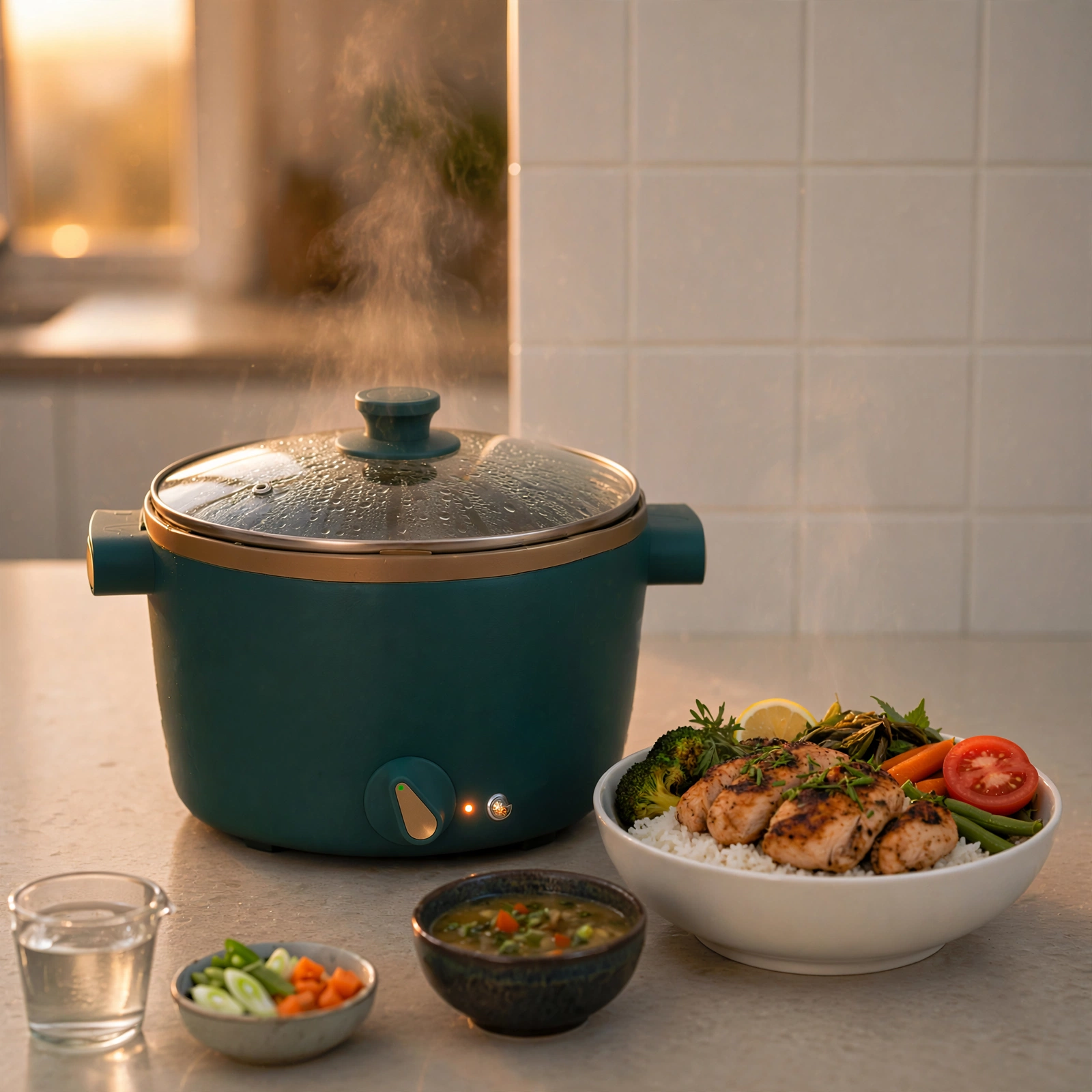 22cm Electric Multi-Cooker / Electric Cooking Pot - Image 6