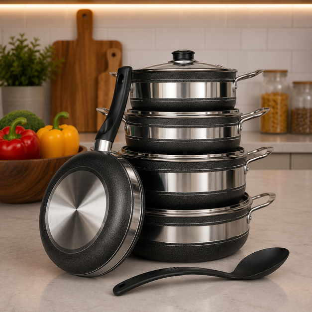 5-Set Non-Stick Cookware - Image 3