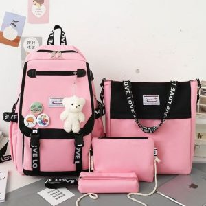 AD 4 in 1 Ladies Classic Backpack - Pink