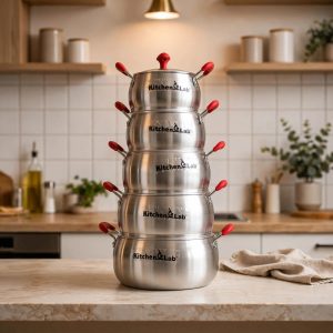 5-Set Aluminium Cookware