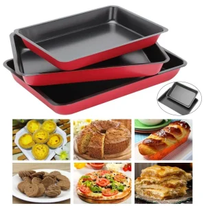 3-Piece Non-Stick Baking Pan Set