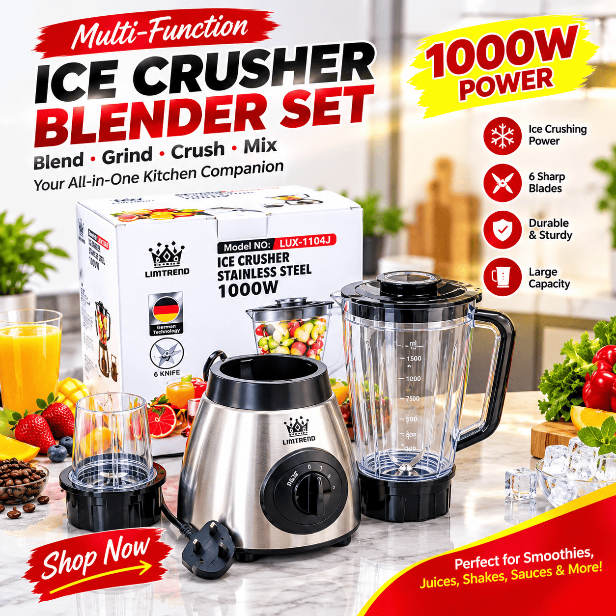 2-in-1 & 3-in-1 Blender - Image 2